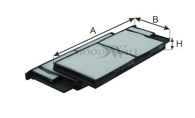 AG6922KCF GOODWILL Фильтр, воздух во внутренном пространстве