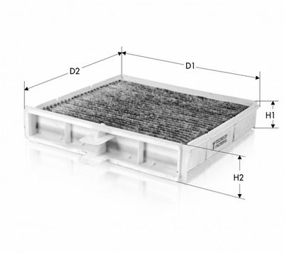 CK207C TECNECO FILTERS Фильтр, воздух во внутренном пространстве