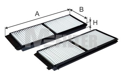 K91642 MFILTER Фильтр, воздух во внутренном пространстве