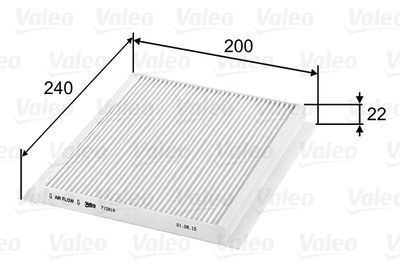 715816 VALEO Фильтр, воздух во внутренном пространстве