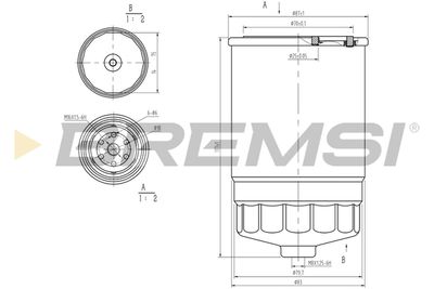 FE0053 BREMSI Топливный фильтр