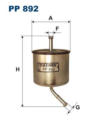 PP892 FILTRON Топливный фильтр