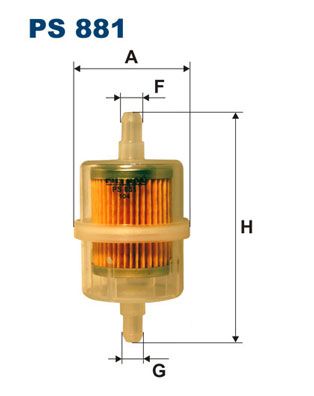 PS881 FILTRON Топливный фильтр