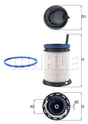 KX494D KNECHT Топливный фильтр