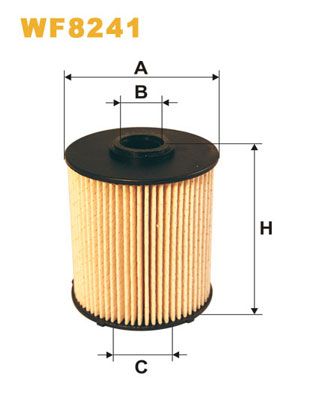 WF8241 WIX FILTERS Топливный фильтр