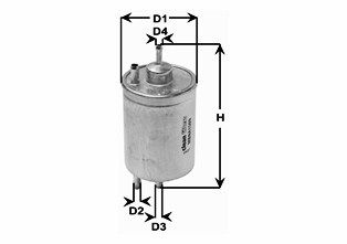 MBNA1509 CLEAN FILTERS Топливный фильтр