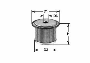 MG095 CLEAN FILTERS Топливный фильтр