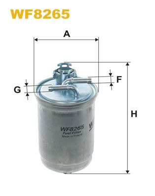 WF8265 WIX FILTERS Топливный фильтр