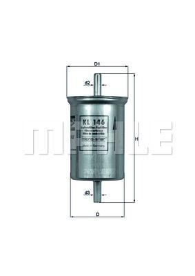 KL146 KNECHT Топливный фильтр