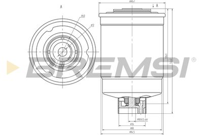 FE0814 BREMSI Топливный фильтр