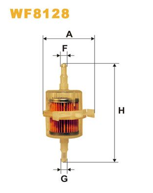 WF8128 WIX FILTERS Топливный фильтр