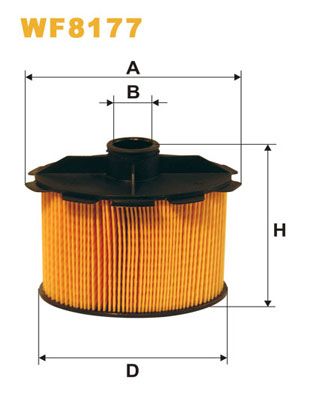 WF8177 WIX FILTERS Топливный фильтр