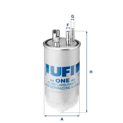 24ONE03 UFI Топливный фильтр