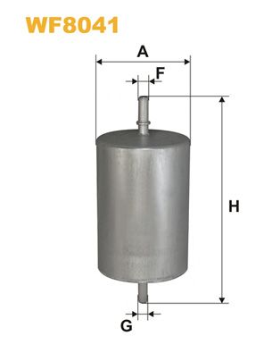 WF8041 WIX FILTERS Топливный фильтр