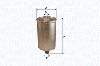 153071760750 MAGNETI MARELLI Топливный фильтр