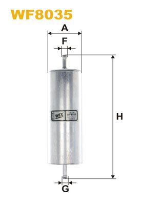 WF8035 WIX FILTERS Топливный фильтр