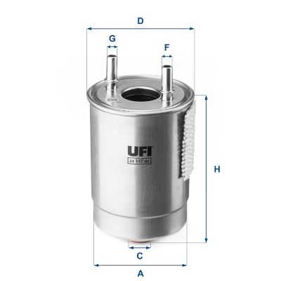 2414700 UFI Топливный фильтр