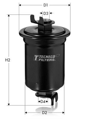 IN6898 TECNECO FILTERS Топливный фильтр