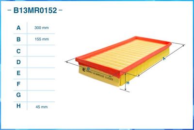 B13MR0152 CWORKS Воздушный фильтр