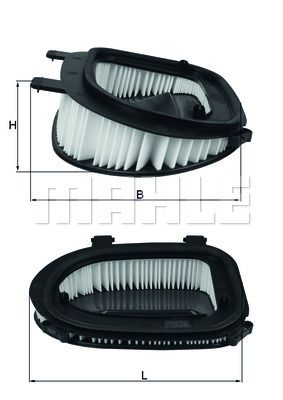 LX3541 KNECHT Воздушный фильтр