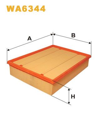 WA6344 WIX FILTERS Воздушный фильтр