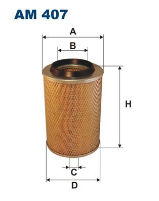 AM407 FILTRON Воздушный фильтр