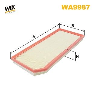 WA9987 WIX FILTERS Воздушный фильтр