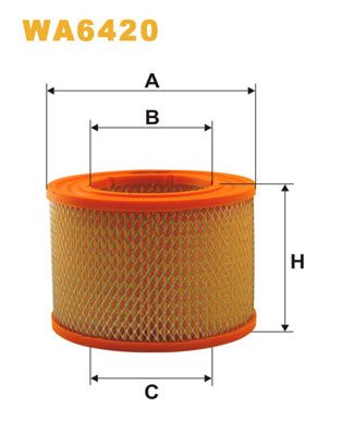 WA6420 WIX FILTERS Воздушный фильтр