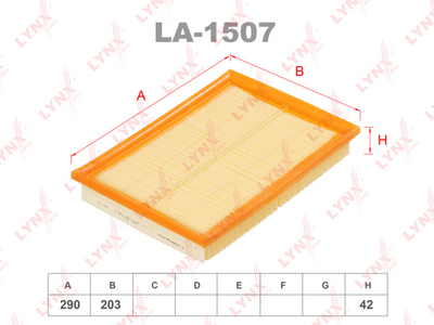 LA1507 LYNXauto Воздушный фильтр