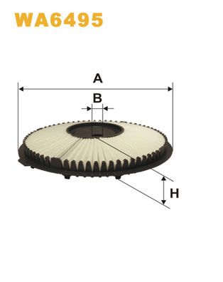 WA6495 WIX FILTERS Воздушный фильтр