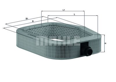 LX990 KNECHT Воздушный фильтр