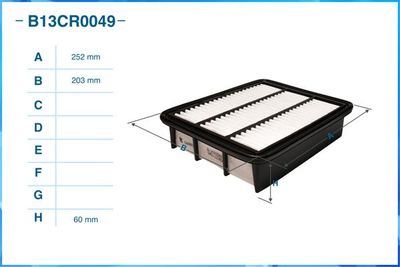 B13CR0049 CWORKS Воздушный фильтр