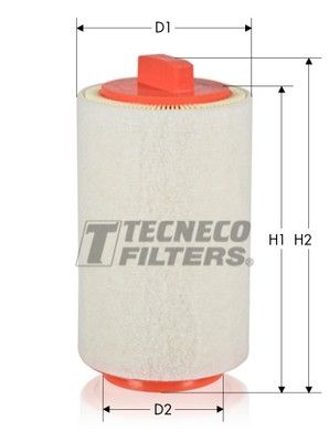 AR1287S TECNECO FILTERS Воздушный фильтр