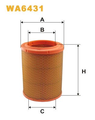 WA6431 WIX FILTERS Воздушный фильтр