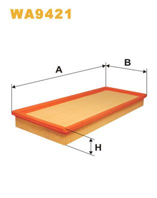 WA9421 WIX FILTERS Воздушный фильтр