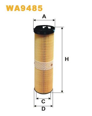 WA9485 WIX FILTERS Воздушный фильтр