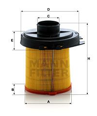 C1468 MANN-FILTER Воздушный фильтр