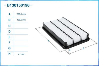 B130150196 CWORKS Воздушный фильтр