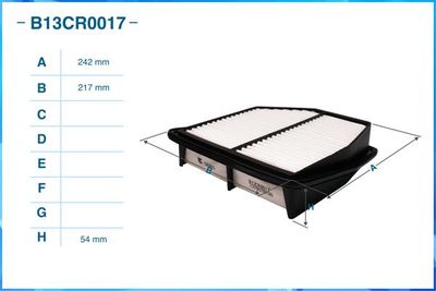 B13CR0017 CWORKS Воздушный фильтр