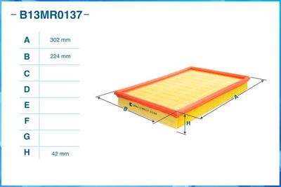 B13MR0137 CWORKS Воздушный фильтр