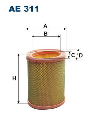 AE311 FILTRON Воздушный фильтр