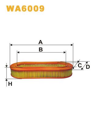 WA6009 WIX FILTERS Воздушный фильтр