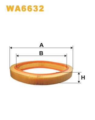 WA6632 WIX FILTERS Воздушный фильтр