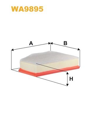 WA9895 WIX FILTERS Воздушный фильтр