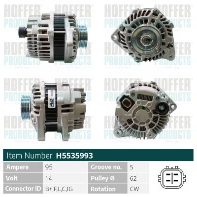 H5535993 HOFFER Генератор