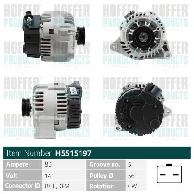 H5515197 HOFFER Генератор
