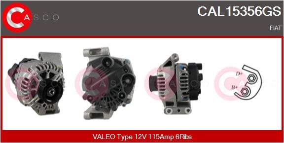 CAL15356GS CASCO Генератор