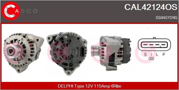CAL42124OS CASCO Генератор