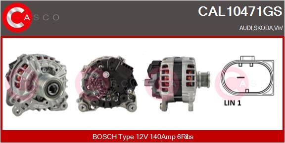 CAL10471GS CASCO Генератор