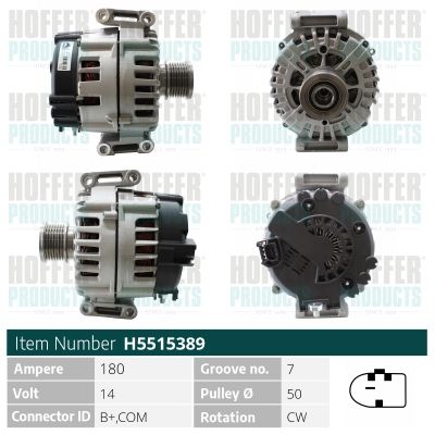 H5515389 HOFFER Генератор